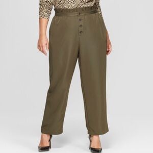 Who What Wear Relaxed Button Fly Ankle Trousers 3X